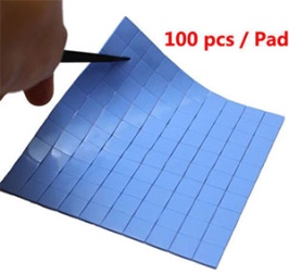 HY100-4 Thermal Pad Blue 0.5mm (100pcs on the sheet)