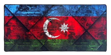 Mousepad Azeri Flag 3D Speed (40*90*0.3sm)