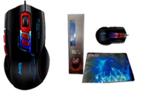 Jedel GX-1 USB Mouse + Mouse pad